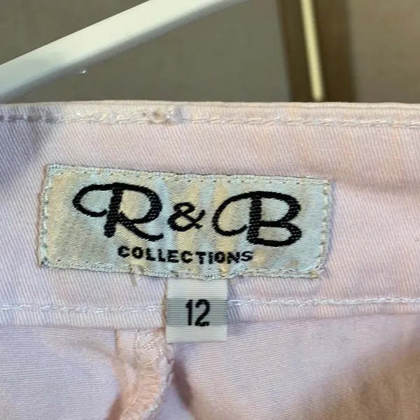 FINAL MARKDOWN R & B Collections Light Pink capris 12 - Image 2