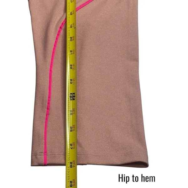 NEW Good American Pink Athletic Capri Leggings Workout Gym Stretch Size 4 (XL) - Image 11