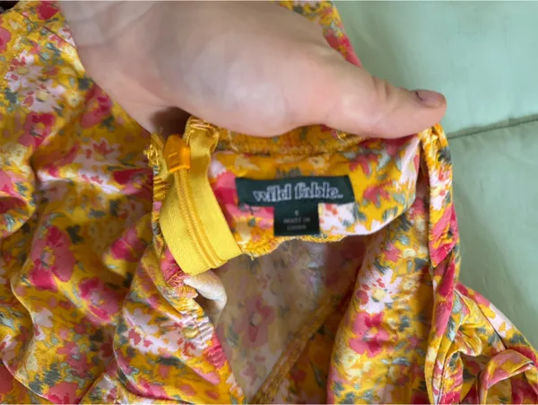 Wild Fable Sundress Floral Yellow Summer - Image 4