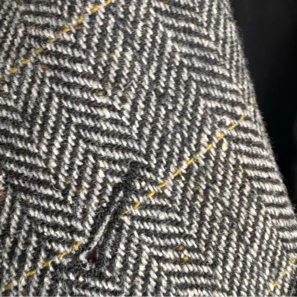 Womens Blazer Size US 8 EU 38 Gray Herringbone H&M Wool‎ Blend Jacket - Image 5