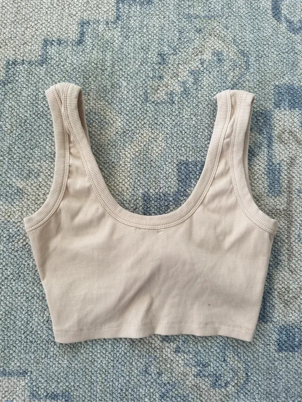 Edikted NWT  Tan Crop Top - Image 3