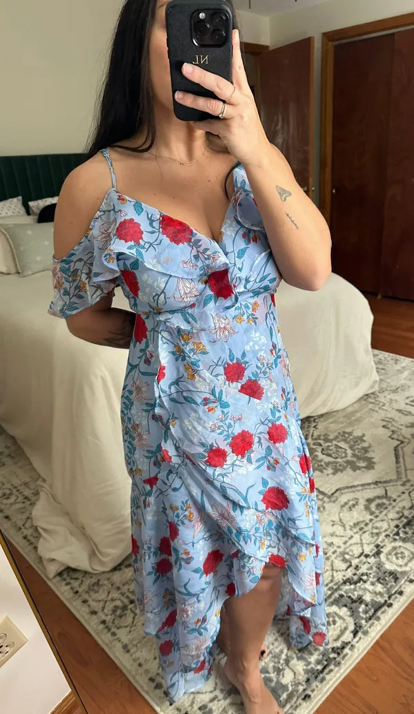Wedding Guest Dress Multi Size 6 - Image 2