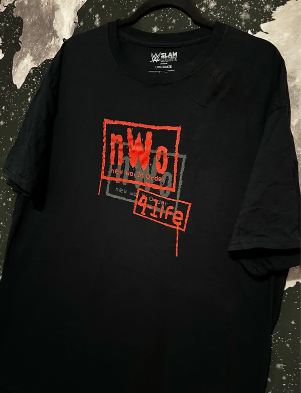 WWE Slam Crate NWO 4 Life Graphic Shirt - Image 2