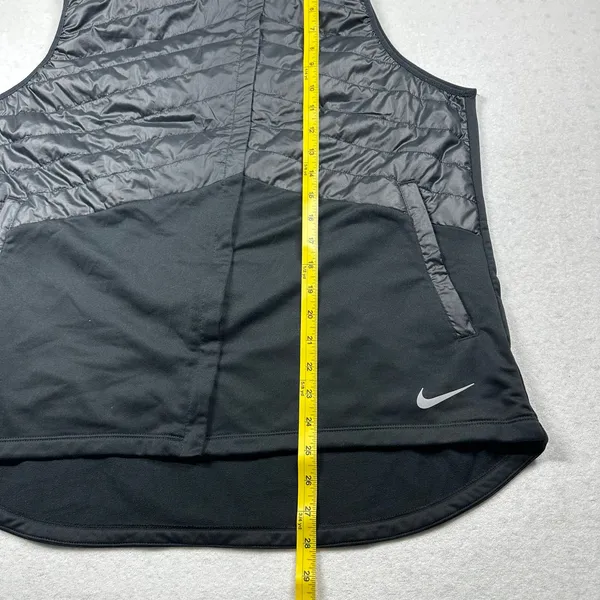 Nike Running Women’s Insulated Vest XL Black Thermal Zip Up - Image 5