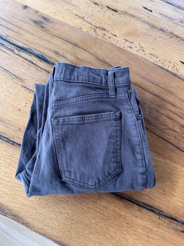 Abercrombie & Fitch Curve Love The ‘90s Straight Ultra High Rise Jeans Size 27 - Image 8