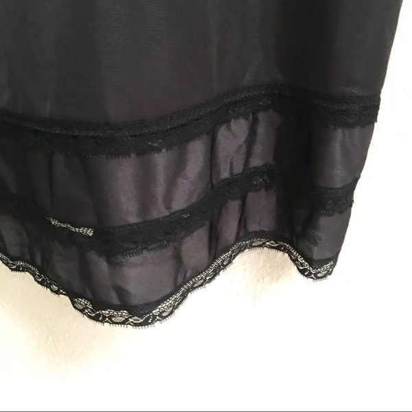 ‎Vintage black chemise slip dress 34* - Image 6