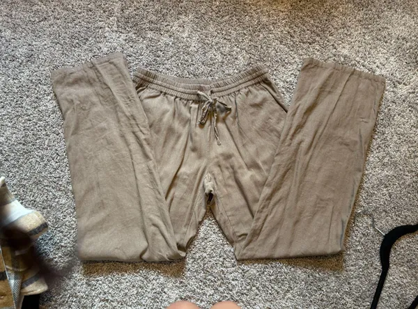 linen pants Tan Size undefined - Image 2