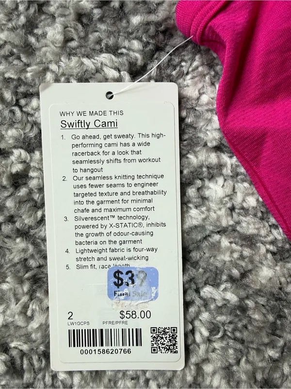 Lululemon Swiftly Cami Tank Top - Image 4