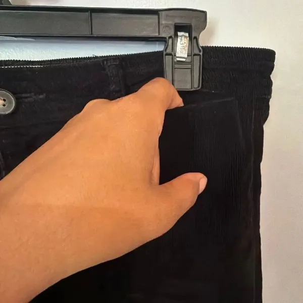 Everlane The Corduroy Wide Leg Pant Black High Rise Size 12 Fall Casual #900 - Image 10
