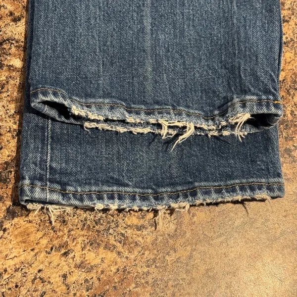 Abercrombie & Fitch Jeans 70s Vintage Flare Ultra High Rise Minimalist Blue 6/28 - Image 5