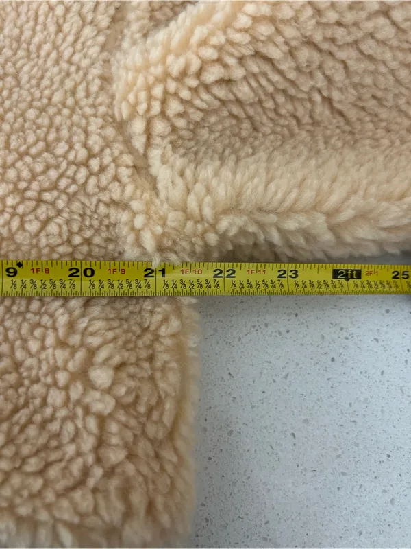 Everlane Quilted Teddy Coat Sherpa Puff Coat Small $175 - Image 6