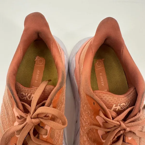 Hoka One One Arahi 6 Running Sneakers Womens Size 6B Pink/Orange 1123195-SBSCR‎ - Image 6