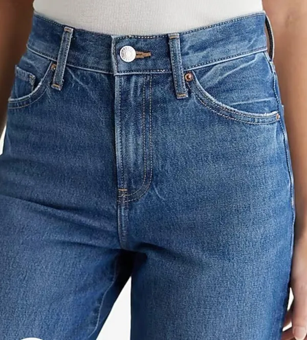 EXPRESS Design Studio Wide Leg Blue Jeans - Image 5