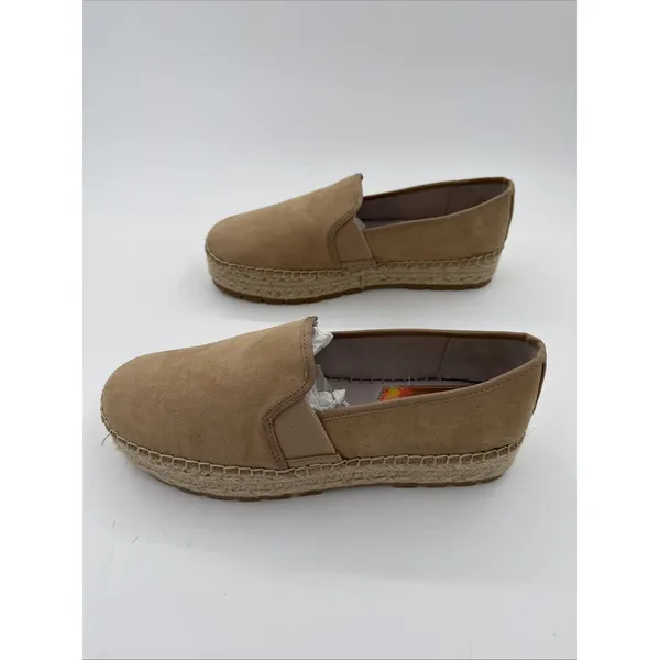 Circus by Sam Edelman Christina Slip‎ On Platform Espadrilles Brown Suede 9.5 - Image 5