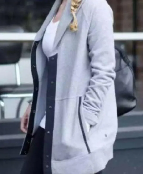 Lululemon Athletica yin to my yang cardi sweatshirt jacket gray and black small‍ - Image 3