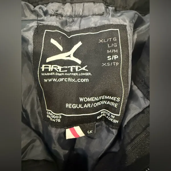 ARCTIX WOMEN INSULATED SNOW PANTS WATER RESISTANT ADJUSTABLE WAIST Size Small‎ - Image 8