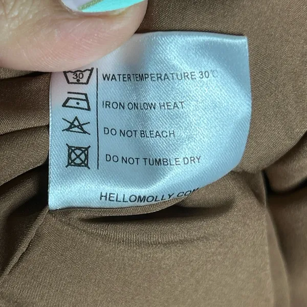 HELLO MOLLY CALLS OF THE WILD MIDI DRESS BROWN size 6. - Image 11