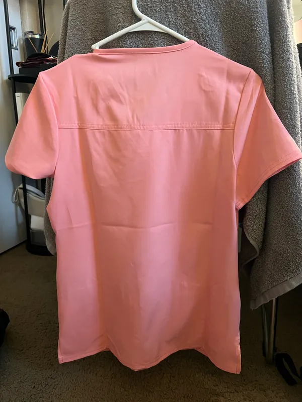 XS Pink Beyond Scrubs Top - Image 2