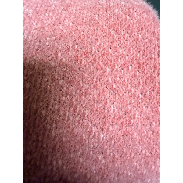 Hollister Womens Small Pink V-Neck Fuzzy Knit Balloon‎ Sleeve Sweater - Image 9