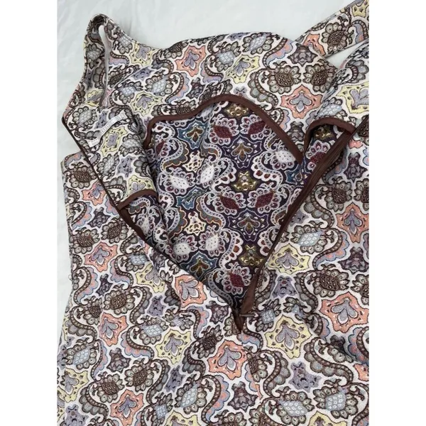 Zara Trafaluc Halter Women’s Dress Sz L Western Summer Spring Floral Travel - Image 12