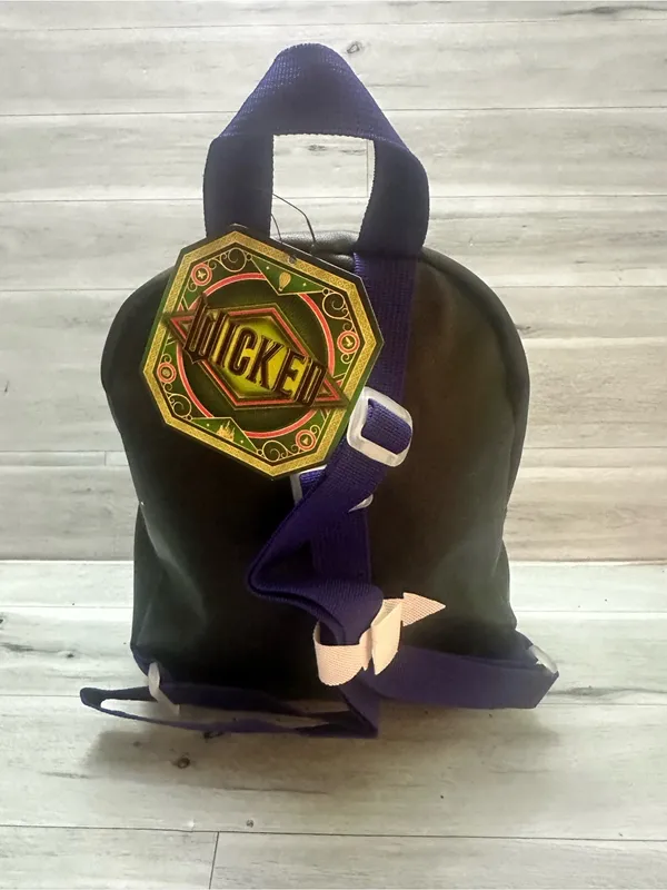 Disney 'Wicked Make Your Own Magic' Black & Green Mini Backpack - Image 2