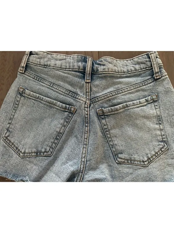 Old Navy OG Straight Blue Jean Shorts Size 0 - Image 5