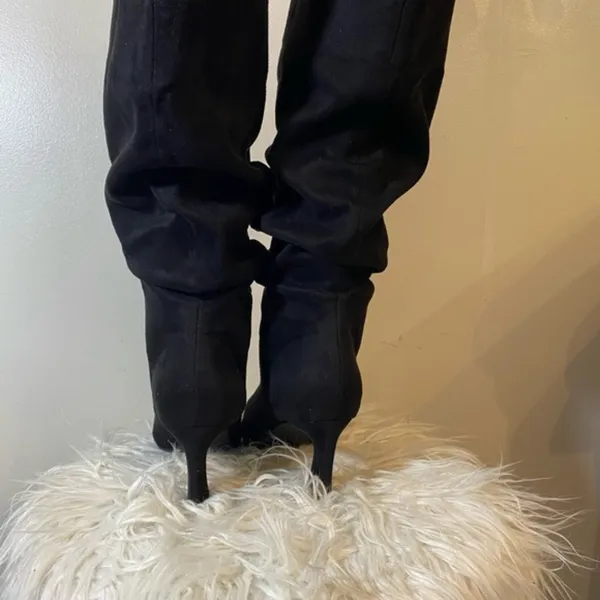 ROBIN STILLETO BOOT JUST FAB WOMENS SZ 8.5 Black - Image 3
