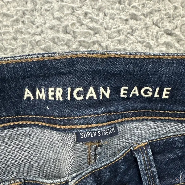 American Eagle Low Rise Kick Boot Jeans Boho Festival Rodeo Women's 4 x 29 - Image 4