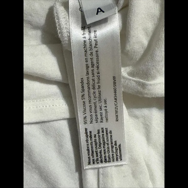 Eileen Fisher White Basic Quiet Luxury Designer Oversized‎ Stretchy Tank XXS - Image 8