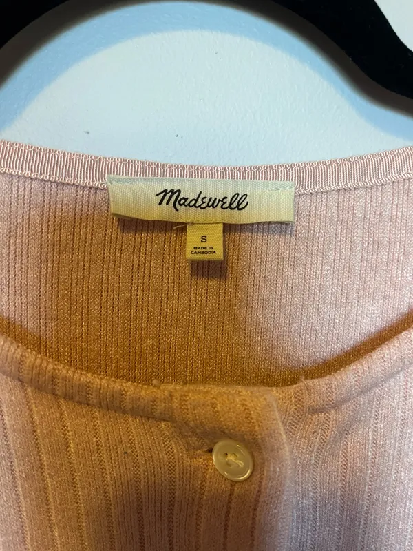 Madewell Pink cardigan - Image 2