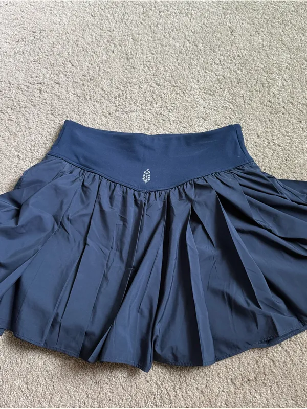 FP Movement by Free People Navy Pleated Mini Skirt - Image 2