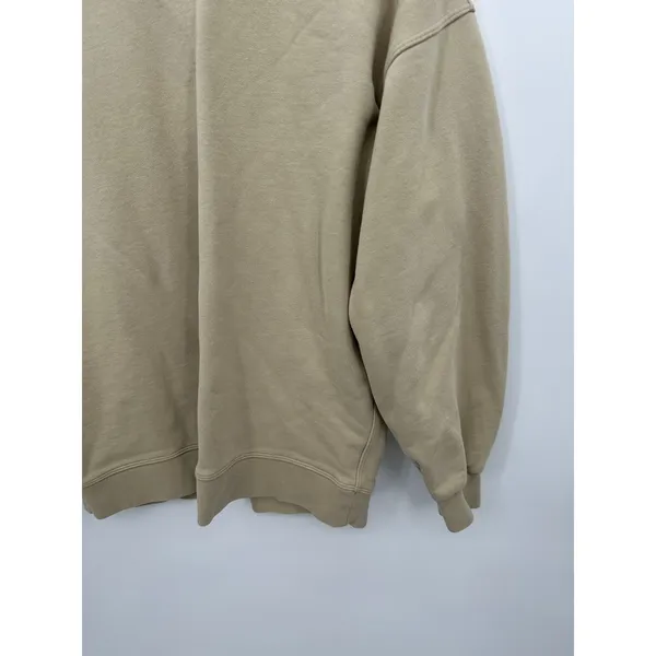 Lululemon Perfectly Oversized Crewneck Sweatshirt Tan Khaki Women Size 8‎ - Image 5