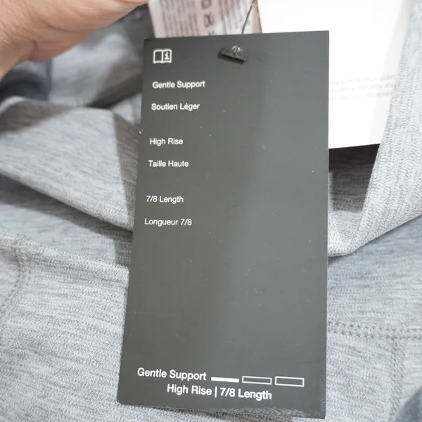 Nike Women's Size Small Leggings Gray NEW High Rise 7/8 Dri-FIT Pockets Gym - Image 10