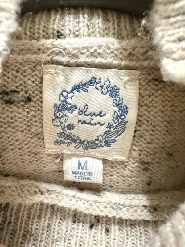 Blue Rain Mock Neck sweater - Image 4
