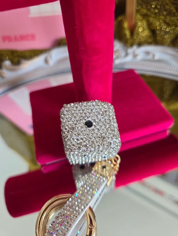 Bling Dice Keychain Bagcharm Silver - Image 10