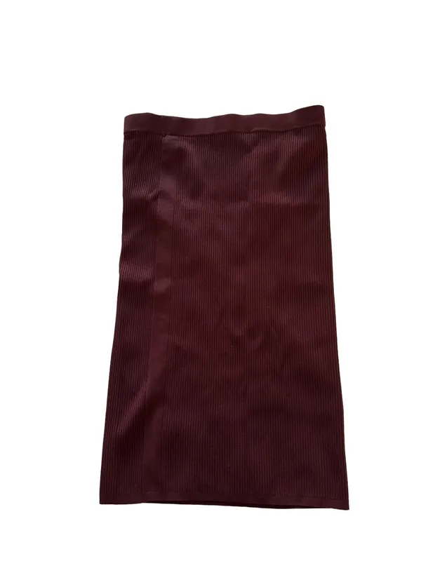 NWT Stretch Ponte Viscose Blend Pencil. Skirt Size M - Image 2