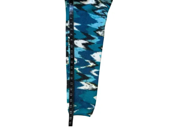 Patagonia Womens Synchilla Fleece Trout Tales Elwha Blue Fleece Snap Jacket M - Image 4