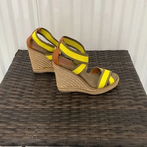 Tory Burch, wedge sandals, size 7 - Image 2