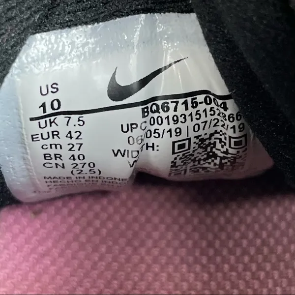Nike Womens Revolution 5 Running Shoes Pink Black - Image 8