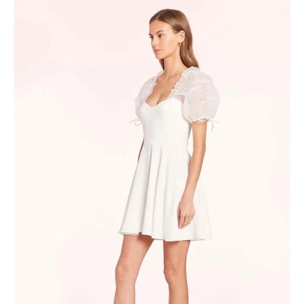 Amanda Uprichard Lovely Dress Ivory - Image 2
