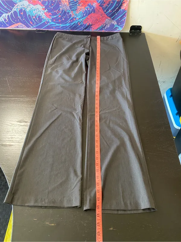 Champion Men's Wide-Leg Dress Pants in Charcoal - Image 4