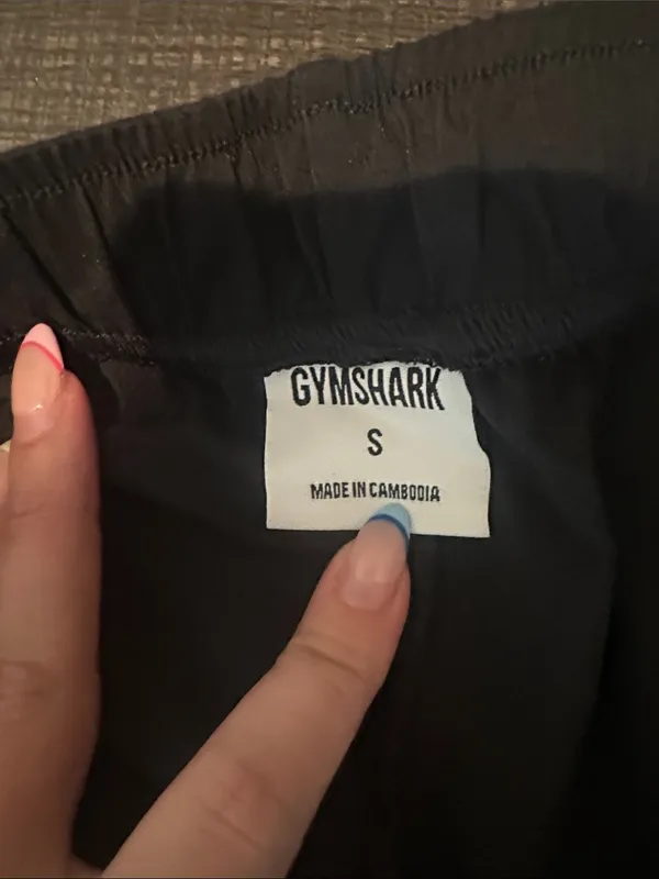 Gymshark Black Women's Athletic Shorts - Image 4