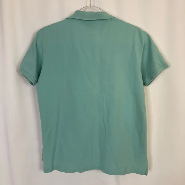 Ralph Lauren Mint Aqua Polo Shirt Short Sleeve 100% Cotton Womens Large - Image 6