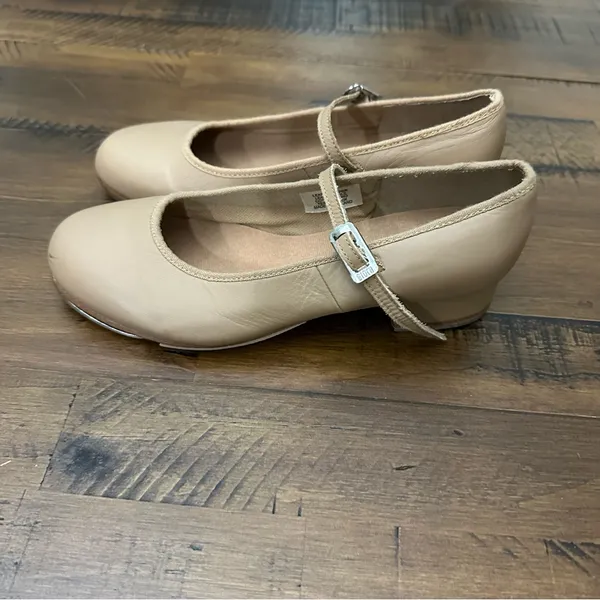 Bloch‎ Women's Tap On ShowTapper Tan Leather Mary Jane Dance Shoes- Sz 5 - Image 3