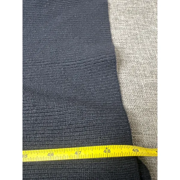 PrettyGarden Black Ribbed Knit Mock Neck Sleeveless Bodycon Midi Dress Medium - Image 6