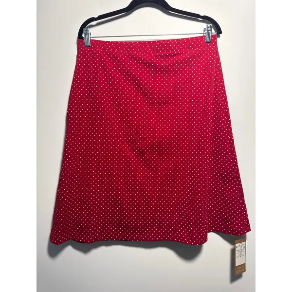 New OGL Stretch Cotton Polka Dot A-Line Flare Skirt Limited Edition Small - Image 9