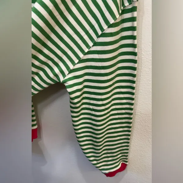 We The Free NWOT Free People Classic Striped Oversized Crewneck Green Top Size L - Image 11