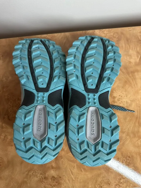 Saucony Excursion TR16 Trail Running Shoes Gray Teal Womens 10 Athletic Hiking - Image 9