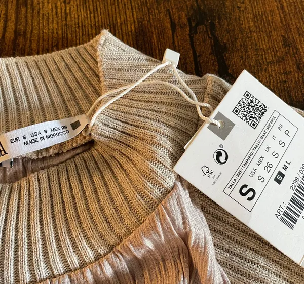 ZARA Combined Pleated Top - Image 10