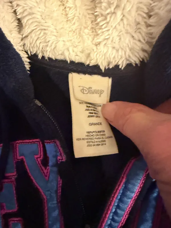 Navy Eeyore Plush Hooded Jacket - Image 6